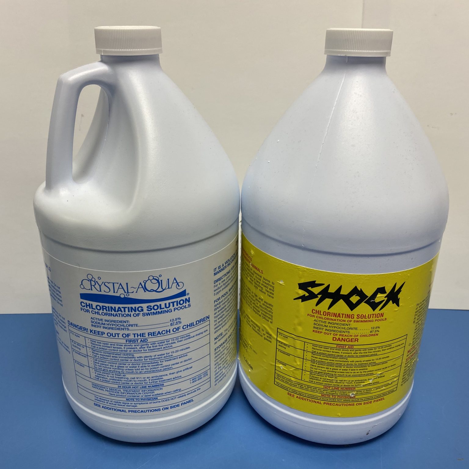 Crystal Aqua Liquid Chlorine / Shock (1 gallon or case of 4) Alden
