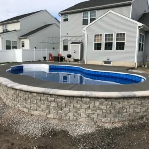 Radiant Inground Pool Package: 16x28 Blue Lagoon with Thermoplastic Stairs