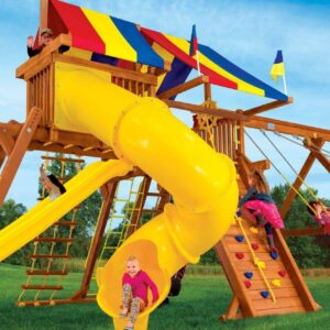 King Kong Castle Base Pkg V with 270° Spiral Slide (25E)